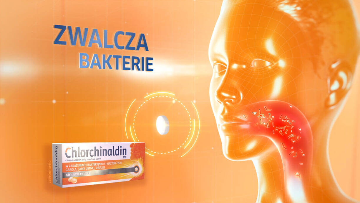 Chlorchinaldin - zwalcza bakterie - Video